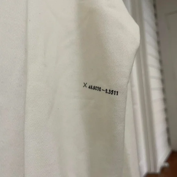 Zara Jumper Mens “Whatever Anytime” Embroidered and Print 100% Cotton Size L - Picture 2 of 4